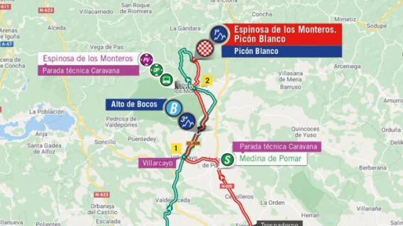 Así será la etapa 3 de la Vuelta a España 2021. 