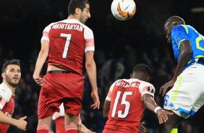 332323_Blu Radio. Arsenal - Napoli. Foto: AFP