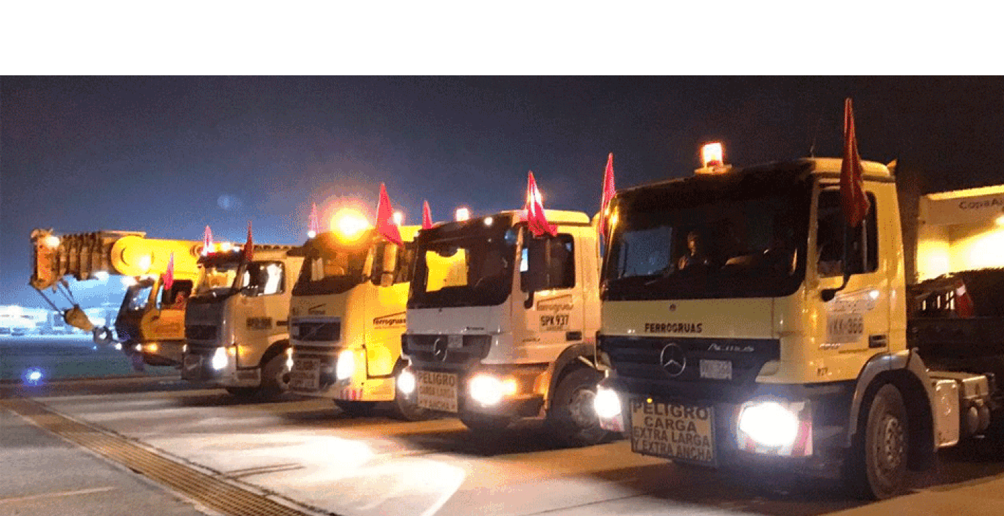 A las 5:24 a.m. salió la carga en carros camabaja rumbo a la central hidroeléctrica.
