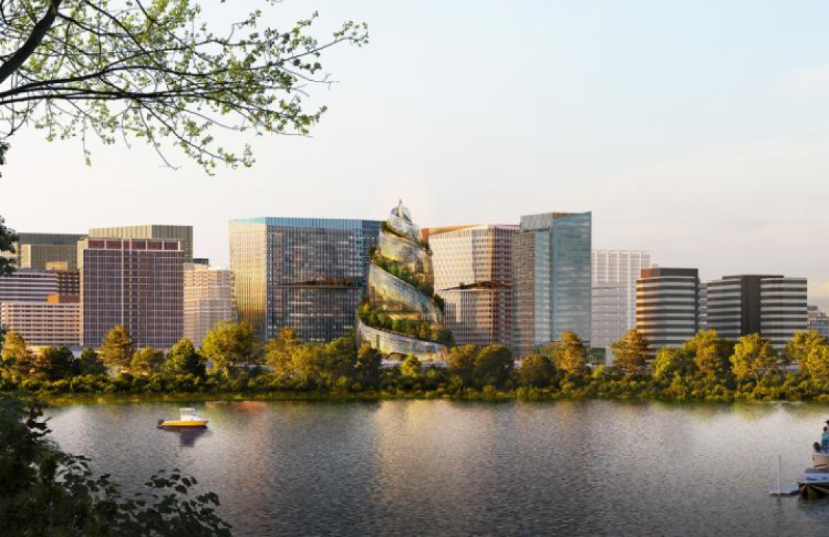 Edificio de Amazon 'The Helix' en Virginia, Estados Unidos
