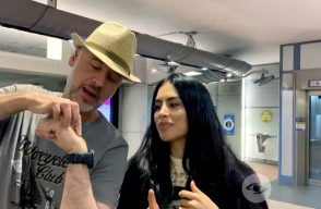 Jessica Cediel se burla de Jeringa. Jessica Cediel se burla de Jeringa.