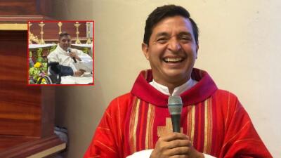 Padre Chucho aparece en silla de ruedas