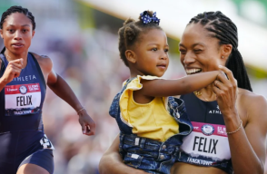Atleta madre que ganó medalla olímpica 