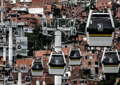 350209_BLU Radio. Metrocable de Medellín / Foto: AFP