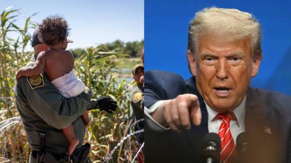 Niños migrantes y Trump.jpg Niños migrantes y Trump.jpg