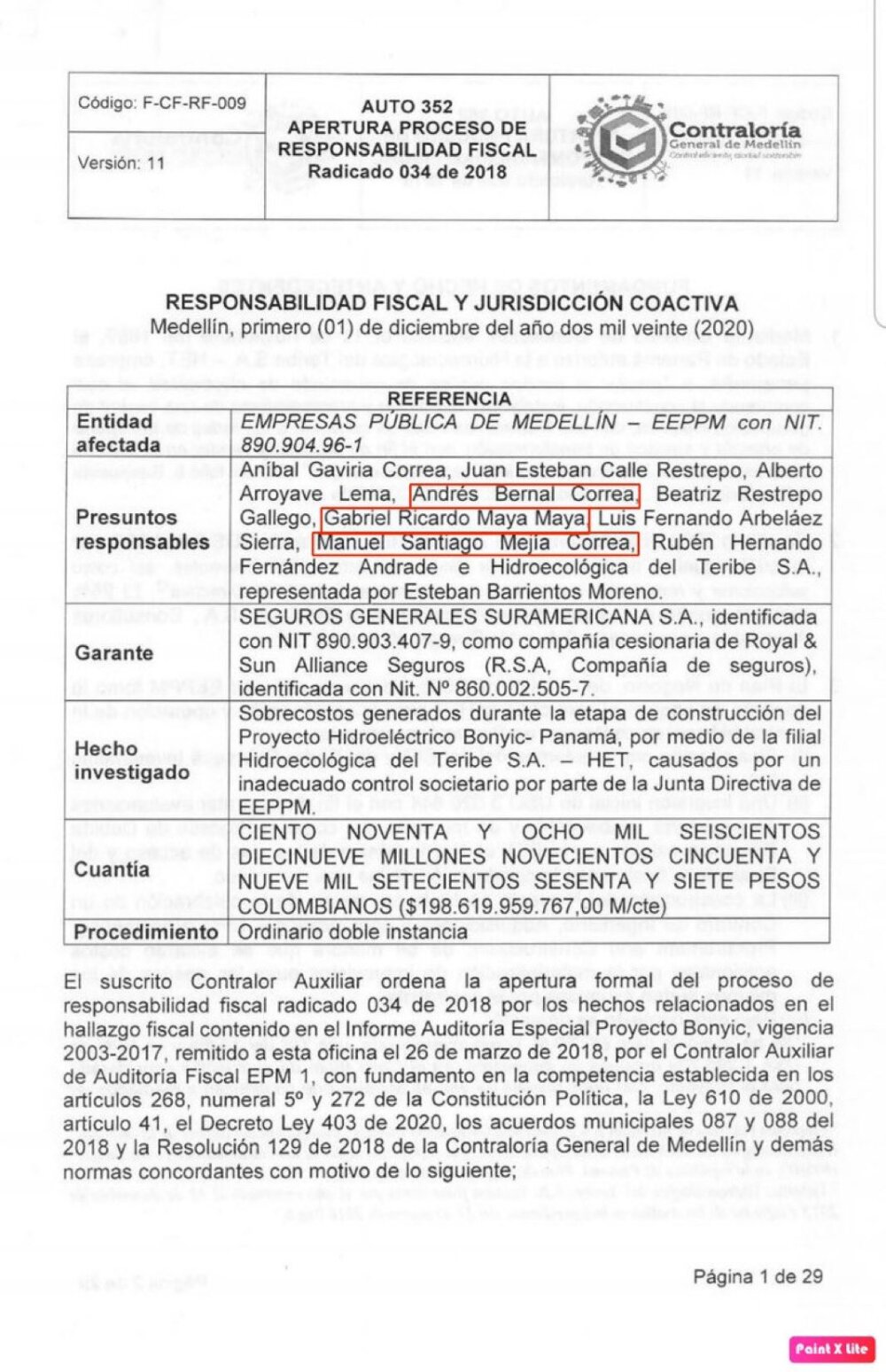 Contraloría investiga responsabilidad fiscal de EPM en proyecto Bonyic en Panamá.jpeg