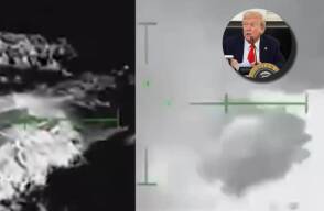 Video del ataque de Estados Unidos a submarino con supuestos narcotraficantes Video del ataque de Estados Unidos a submarino con supuestos narcotraficantes
