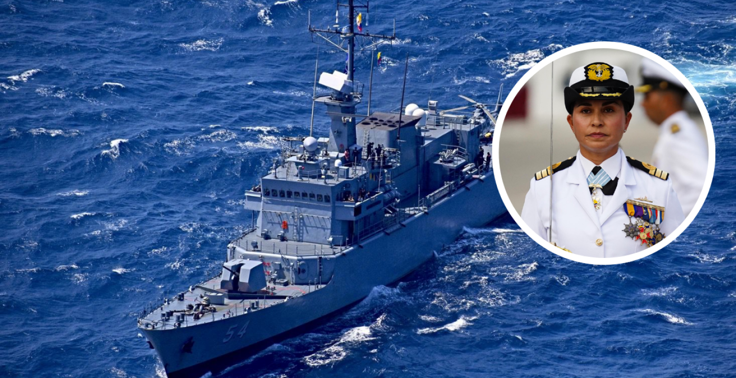 La capitana de fragata Liliana Ortiz.