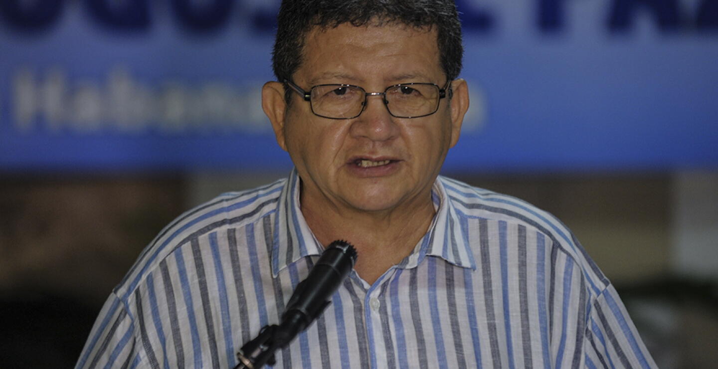 272107_Blu Radio / Pablo Catatumbo pidió la libertad de los presos de las Farc desde la cárcel de Cali. Foto: AFP.