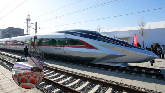 Tren CR450, ¿el más rápido del mundo? Tren CR450, ¿el más rápido del mundo?