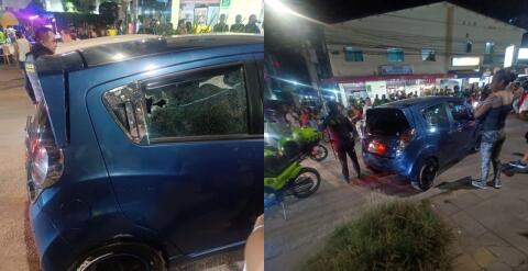 Intolerancia deja dos personas heridas en Piedecuesta