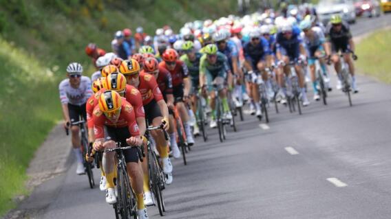 Acción del Critérium del Dauphiné. Acción del Critérium del Dauphiné.