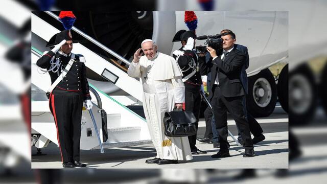 Ya viene el papa: Francisco vuela a esta hora hacia Colombia