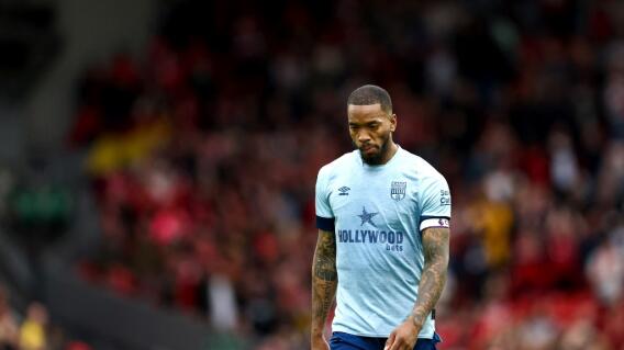 Ivan Toney, delantero del Brentford. Ivan Toney, delantero del Brentford.
