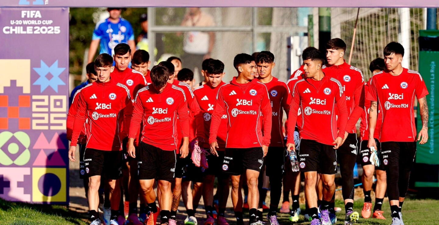 Jugadores de la Selección de Chile Sub-20.