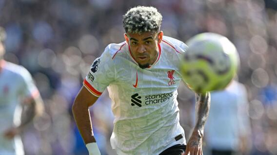 Luis Díaz en juego con el Liverpool Luis Díaz en juego con el Liverpool