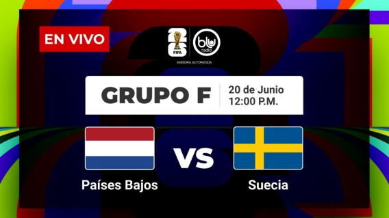 Países Bajos vs Suecia  EN VIVO