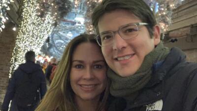 Ella es María Claudia Tarazona esposa de Miguel Uribe Turbay 