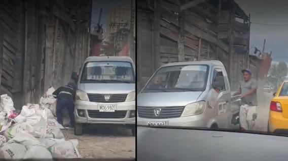 Desechan escombros en La Estancia