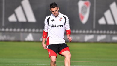 Rafael Santos Borré, delantero de River Plate. 