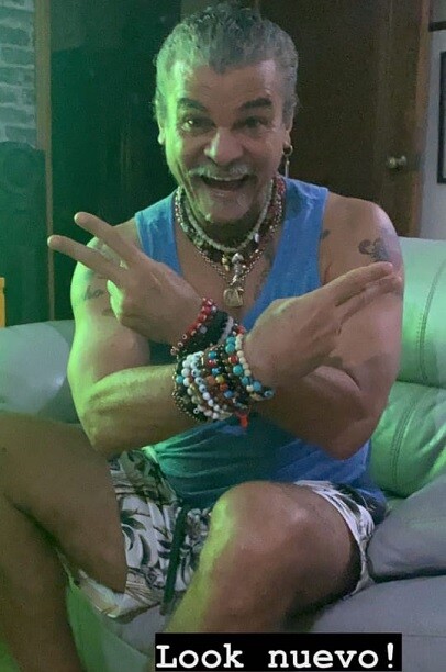 Pibe Valderrama sin cabello