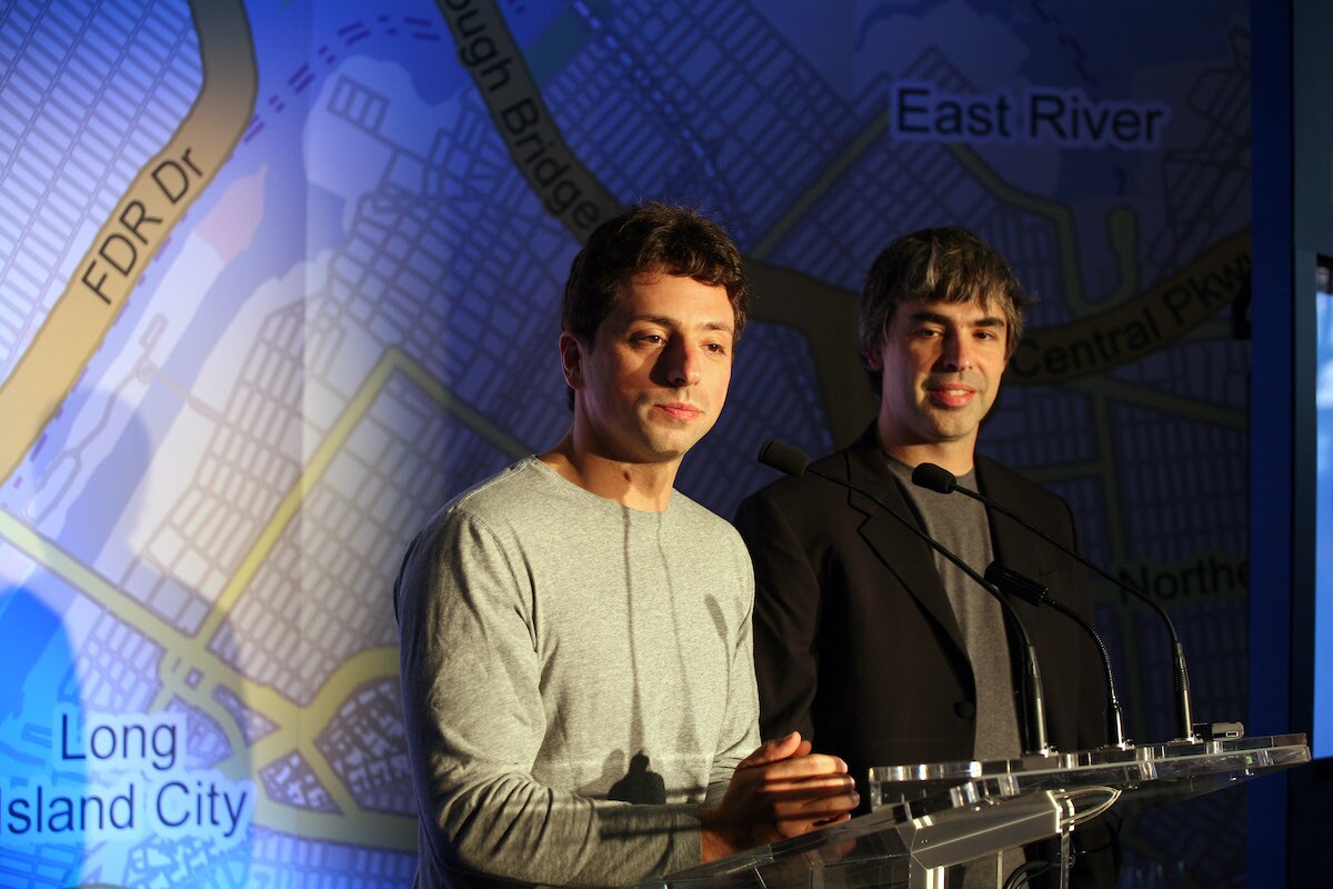 Larry Page y Sergey Brin / AFP