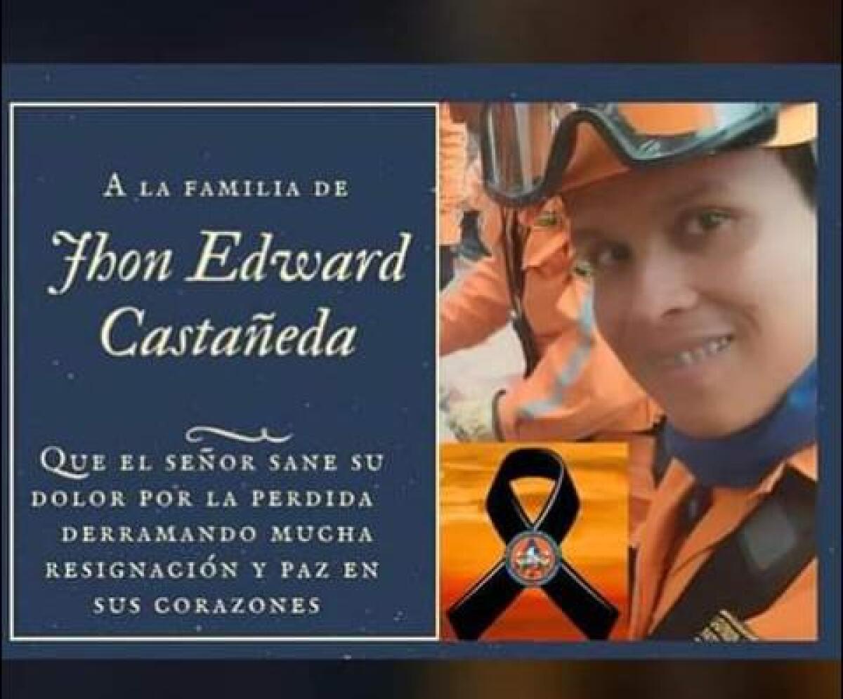Jhon Edward Castañeda enfermero y rescatista asesinado en Cali durante aparente robo