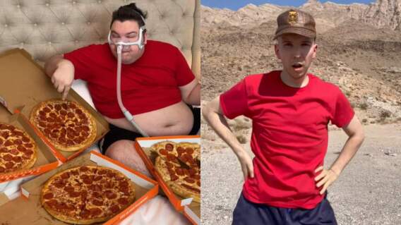 Youtuber que perdió 110 kilos Youtuber que perdió 110 kilos