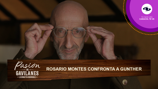 Rosario se enfrenta con Gunther. Rosario se enfrenta con Gunther.