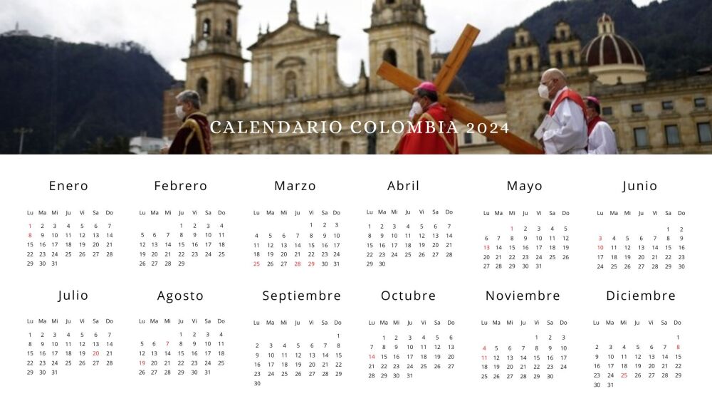 Calendario en español para 2024 la seman