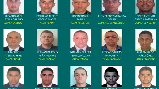 Ofrecen hasta $87 millones por información de los criminales más buscados en Antioquia
