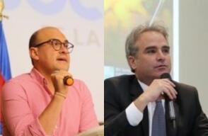 339307_Blu Radio. Manuel Gutiérrez - Pablo Felipe Robledo. Foto: Minstransporte y @Pfrobledo