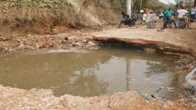 Daño en una tubería dejó sin agua a más del 50% de Cartagena 