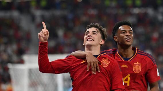Gavi, jugador de España. Gavi, jugador de España.