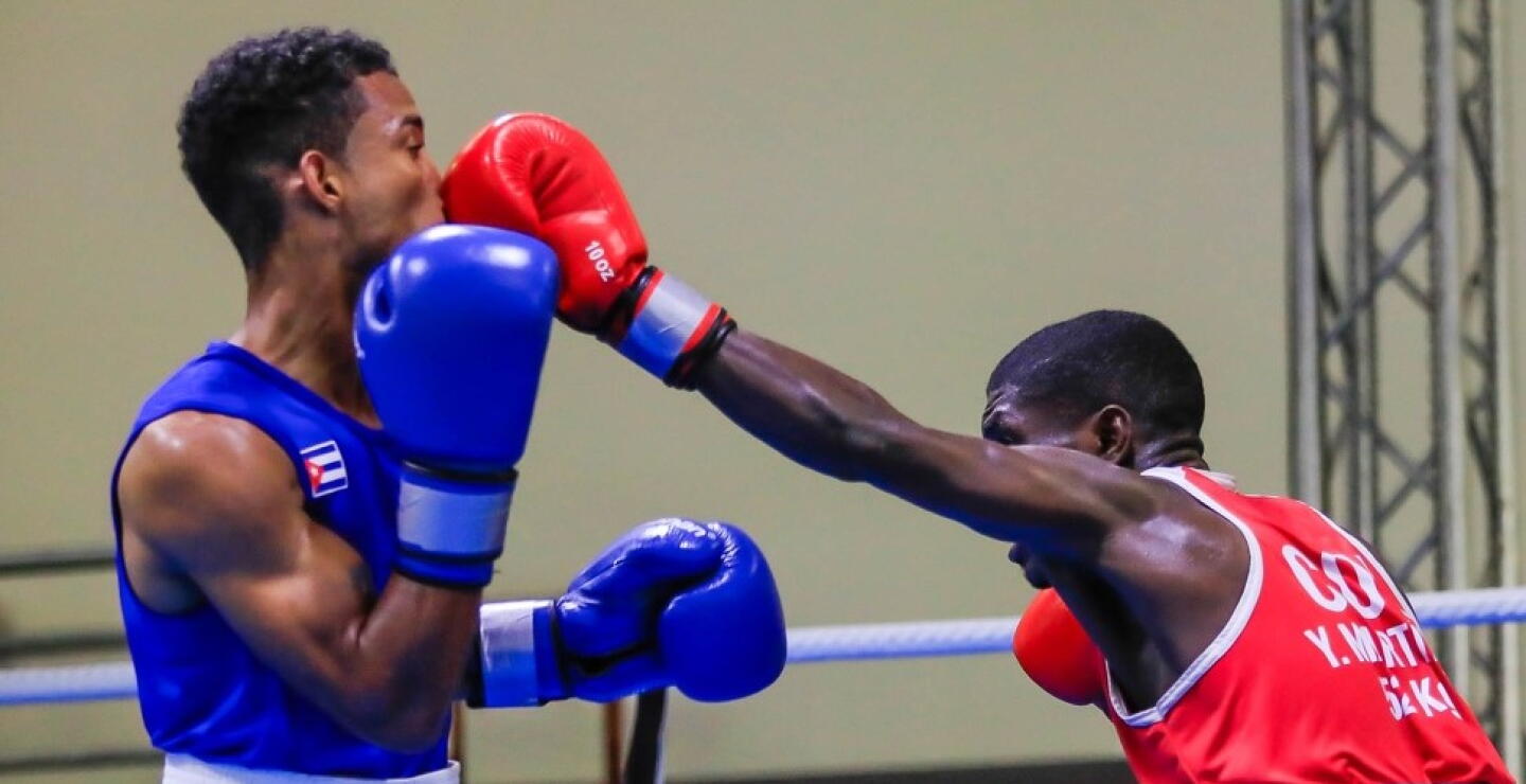 Yuberjen Martínez, boxeador colombiano. Foto: COC