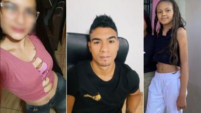 Evelyn Rodas, Brayan Campo y Sofía Delgado