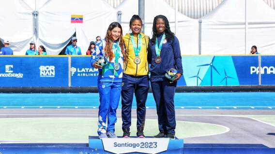 Geiny Geiny Pájaro abrió con un oro la participación de Colombia en patinaje ...