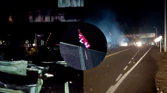 Reportan atentado en peaje de la vía Riohacha-Maicao: hallaron mensajes alusivos al ELN