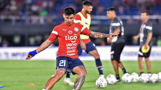 Adam Bareiro, delantero de la Selección de Paraguay. Adam Bareiro, delantero de la Selección de Paraguay.