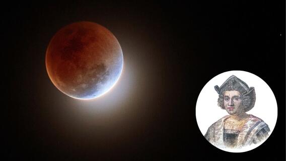 Eclipse lunar de marzo es igual al que Colón usó para engañar, según científico Eclipse lunar de marzo es igual al que Colón usó para engañar, según científico