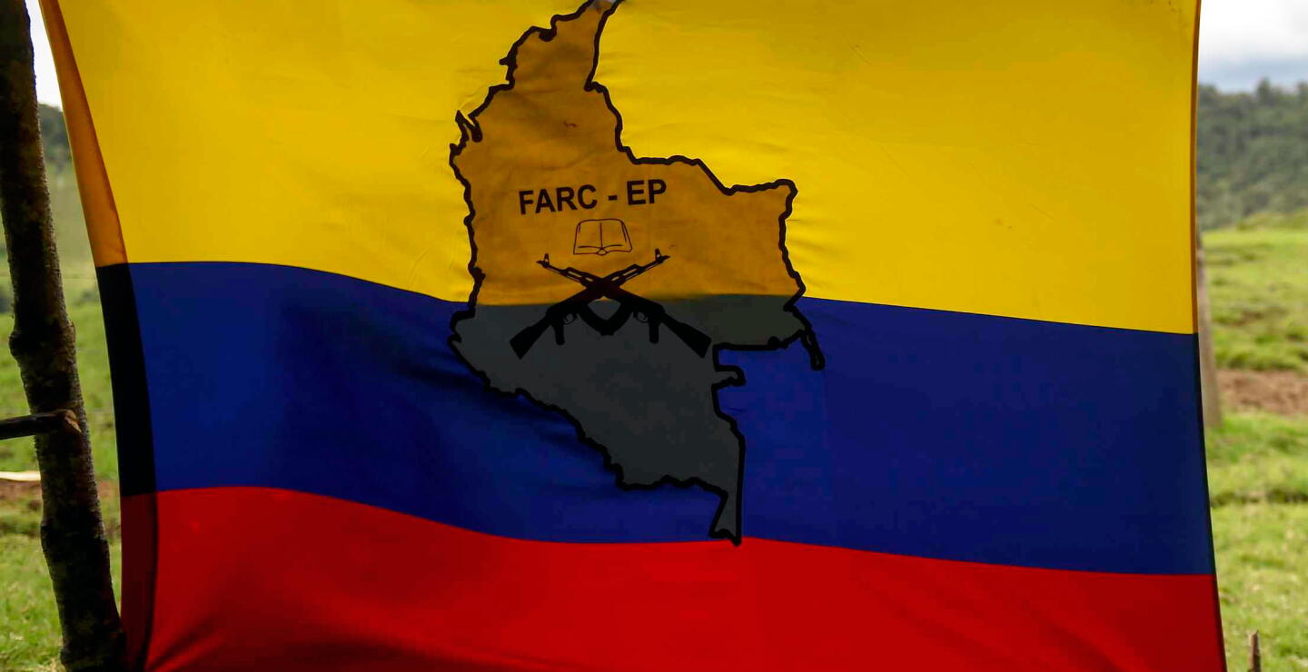 285668_Bandera de Farc - Foto: AFP
