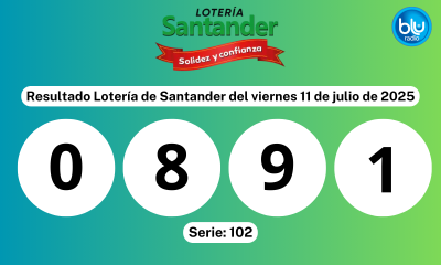 Premio mayor de la Lotería de Santander - 11 de julio.png Premio mayor de la Lotería de Santander - 11 de julio.png
