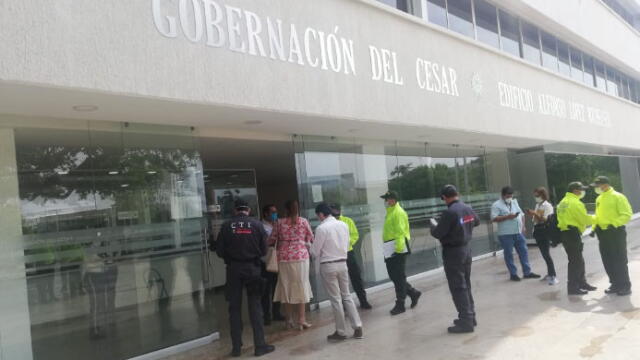 Fiscalía, Procuraduría y Contraloría se toman gobernación del Cesar 