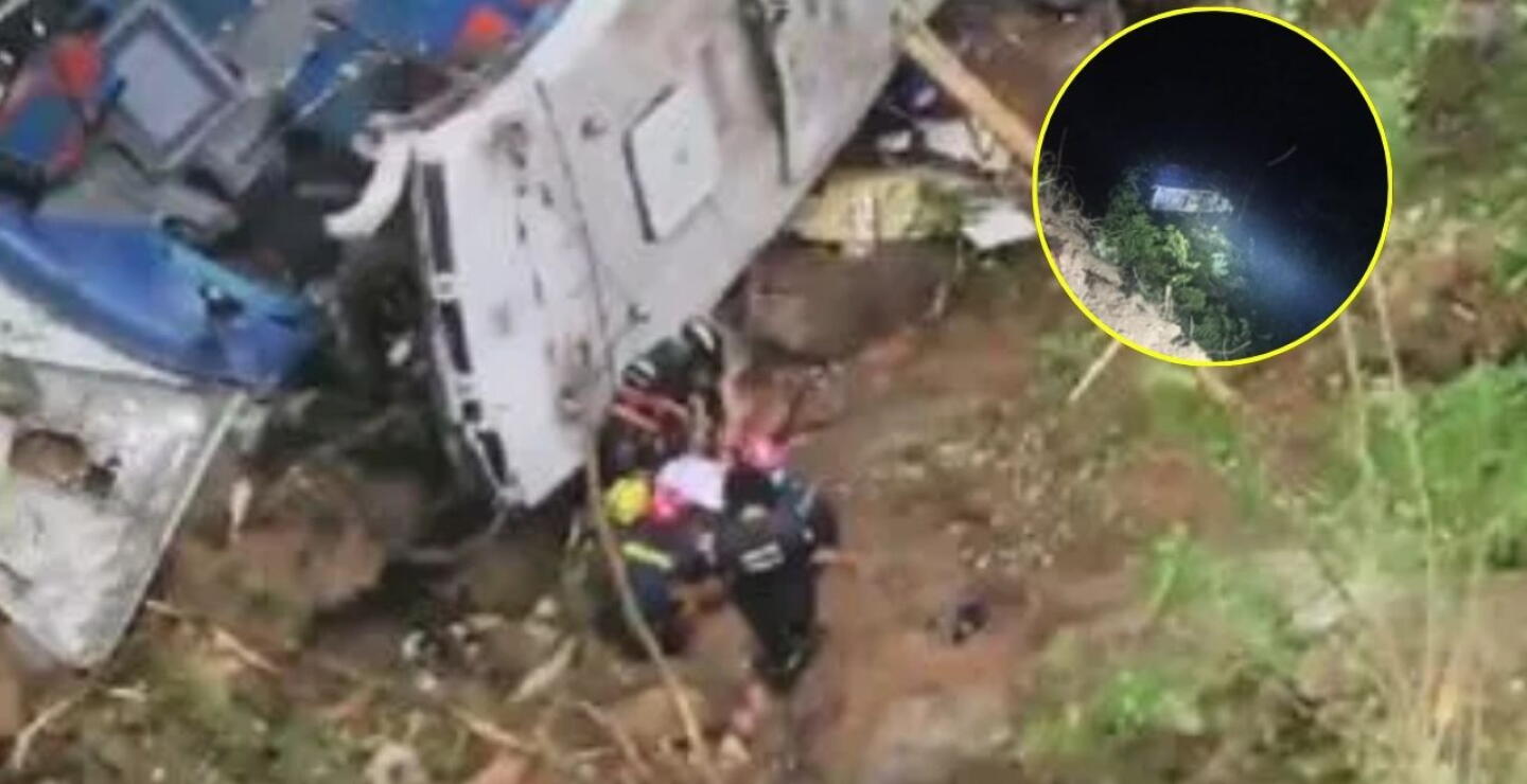 Revelan algunas hipótesis del accidente de bus en Antioquia