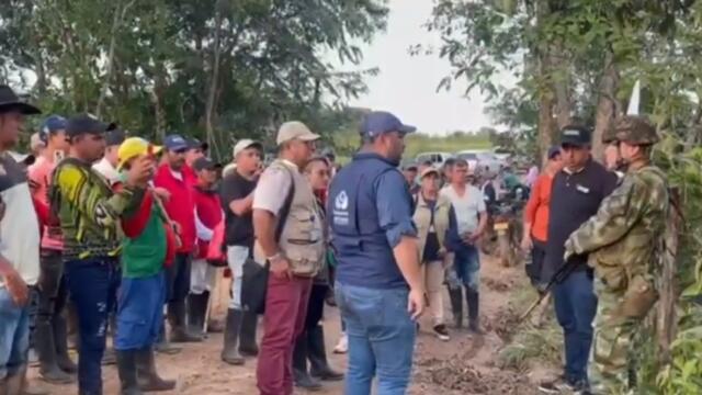 Liberan a 30 militares retenidos por campesinos en Vista Hermosa, Meta Liberan a 30 militares retenidos por campesinos en Vista Hermosa, Meta