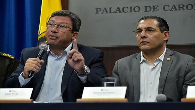 Renuncian ministros del Interior y Defensa de Ecuador tras vencerse plazo para capturar a ‘Guacho’ Renuncian ministros del Interior y Defensa de Ecuador tras vencerse plazo para capturar a ‘Guacho’