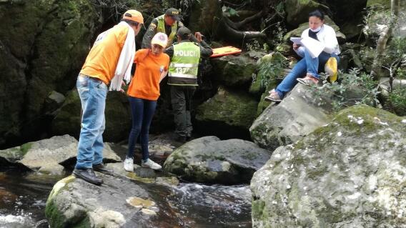 298641_Cascada en Santander/ foto: Unidad de Gestión del Riesgo