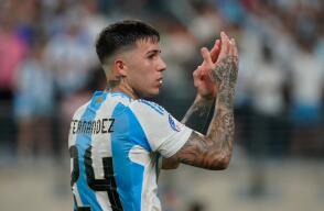 Enzo Fernández, futbolista argentino  Enzo Fernández, futbolista argentino