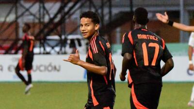Carlos Daniel Bacca marcó gol con la Selección Colombia Sub-15.