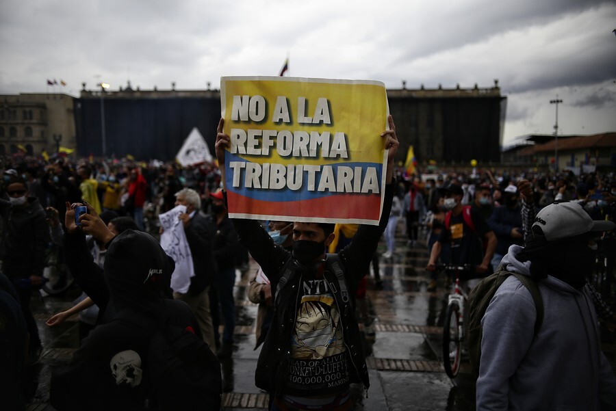 Protestas contra la reforma tributaria del 28 de abril